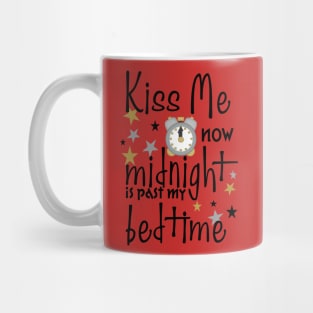 Kiss Me Now. New Year Mug